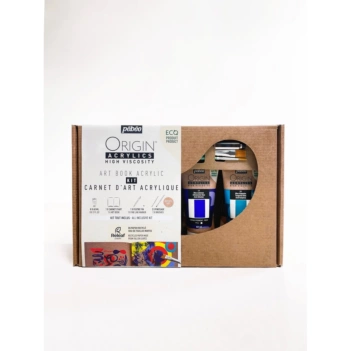 Set acrílicos ecológicos y accesorios Art Book Origin Pebeo 60ml