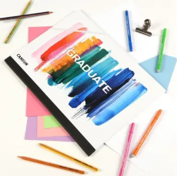 Carpeta con gomas Graduate blanco Canson