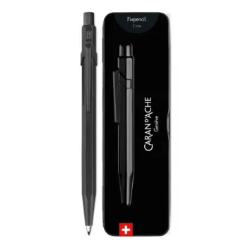Estuche negro Portaminas negro Fixpencil Caran D'Ache 2mm