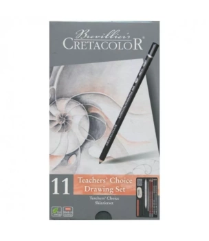 Caja metálica 11 piezas Teachers' Choice Cretacolor