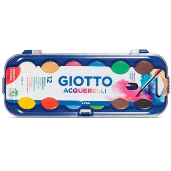 Caja 12 acuarelas Giotto 30Mm