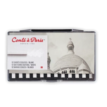 Caja 12 pasteles surtidos esbozo Conté á Paris