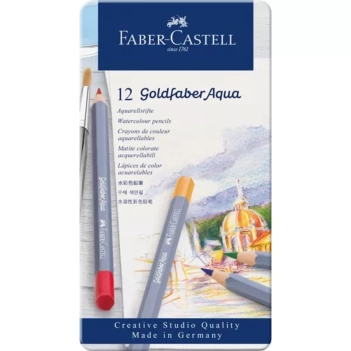 Caja metálica 12 lápices acuarelables Earth Tones Tones Prima