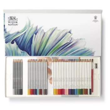 Winsor &amp; Newton 45-piece assorted pencil set and accessories