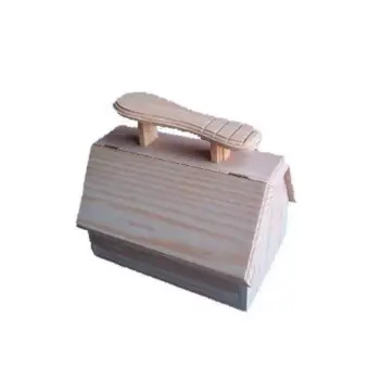 Caja limpiabotas con tapa