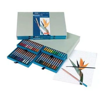 Wooden Box of Watercolor Ballpens 48 units Bruynzeel - Sakura