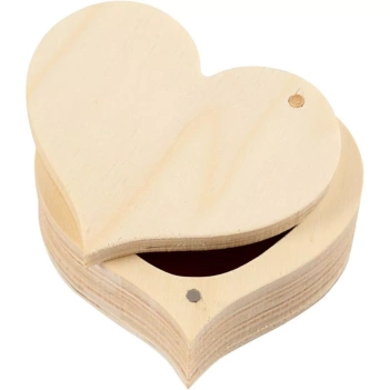 Creativ Company Wooden Heart Box