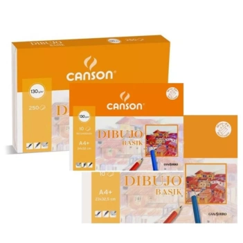 Papel Dibujo Basik Canson 130g/m²