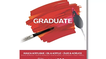 Graduate gelijmd acryloliepad 1-zijdig medium korrel Canson 290 g/m²