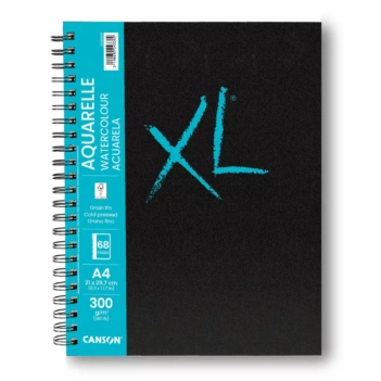 Bloc XL Aquarelle couverture rigide 300g/m² Canson A4