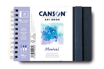 Bloc de Acuarela Montval Espiral Lado Corto Canson A5