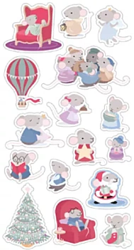Puffy Stickers Papá Noel Once upon a time Artemio
