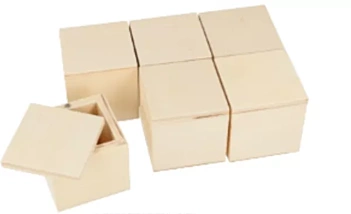Set 6 Mini Cajas de Madera On se Marie Artemio