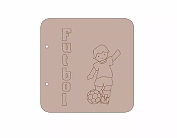 SUPER OFERTA **40%** Silueta de cartón álbum niño baño Dayka 30x21cm
