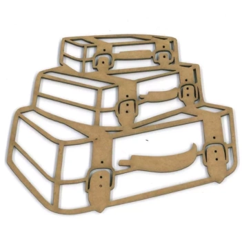 Chipboard Maletas vintage Dayka