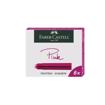 Fuchsia Faber-Castell inktvervangingscartridges