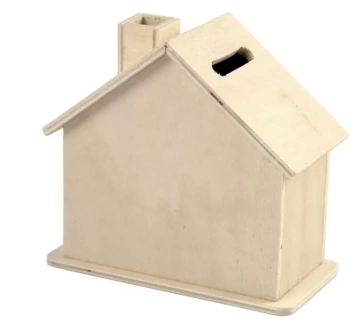 Creativ Company Piggy Bank Wooden House 