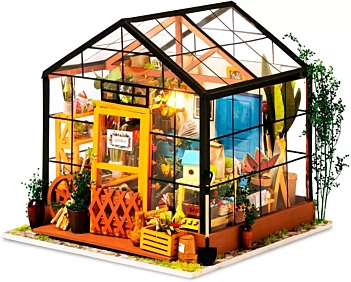 Cathy Robotime Flower House Mockup