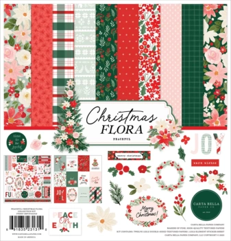 Kit de Scrapbooking Season's Greetings Carta Bella 30x30cm