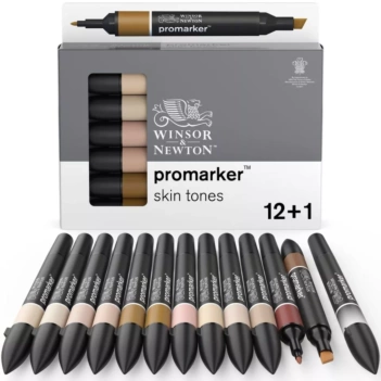 Set 12 Rotuladores Watercolour Landscape Tones Winsor & Newton