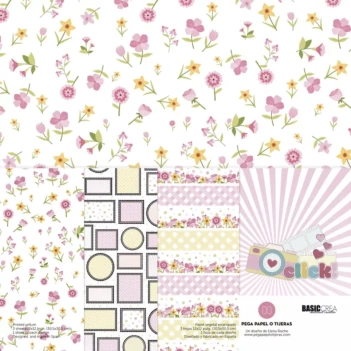 SUPER DEAL **30%** Elena Roche Set 3 Papers Vellum Click 30x30cm