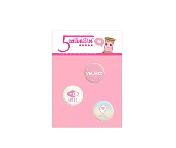 Chapas Cumpleaños 5centímetros