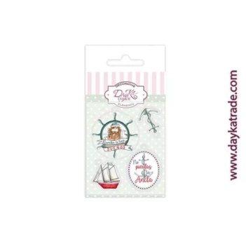 Charms de metacrilato Timón Mensaje en una Botella Dayka