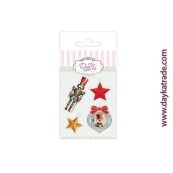 Charms de metacrilato Cascanueces Una Navidad de Ensueño Dayka