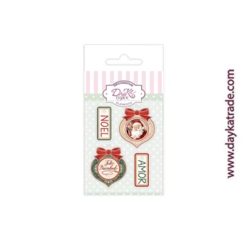 Charms de metacrilato Papa Noel Una Navidad de Ensueño Dayka
