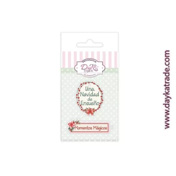 Charms de metacrilato Frases Una Navidad de Ensueño Dayka