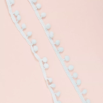Craftelier Baby Blue Pompom Ribbon 12mm