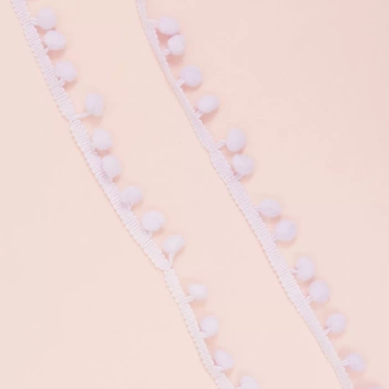 Craftelier Lavender Pompom Ribbon 12mm