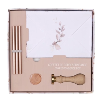 Caja de correspondencia lacre Eucalipto rosa Clairefontaine