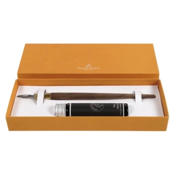 Wooden pen and ink writing set J.Herbin