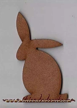 Dayka Trade MDF Silhouette ANMC021 Vertical rabbit