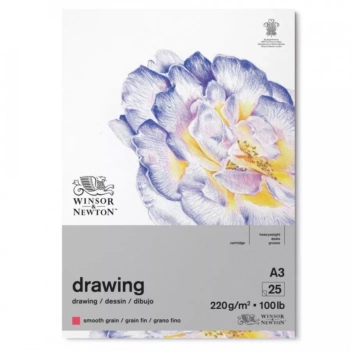 Bloc Dibujo Encolado 1 Lado Winsor and Newton A3 220g/m²