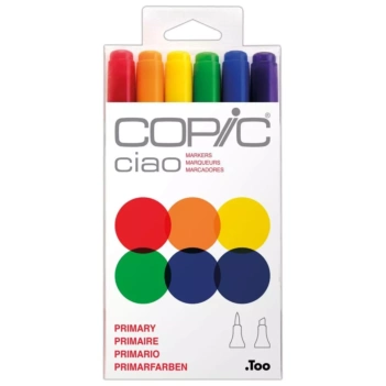 Set De 6 Rotuladores Copic Ciao Colores Primarios