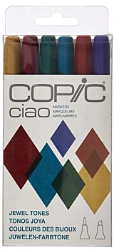 Copic Set 6 Copic Ciao Jewel Tone Markers
