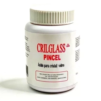 Ácido para Cristal con Pincel CrilGlass 90g