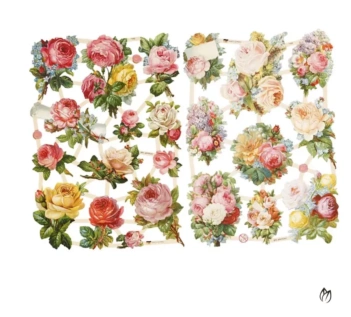 Creativ Company Vintage Cards Flowers 