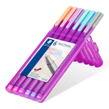 Zestaw 6 cienkopisów  Triplus Fineliner Staedtler