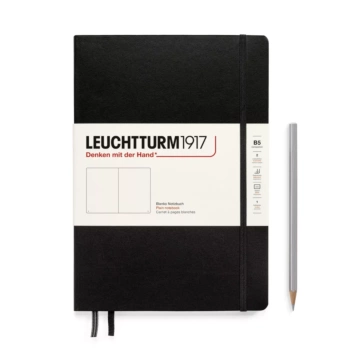 Leuchtturm1917 Notebook Composition black plain hardback B5