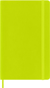Cuaderno Verde Claro Rayas tapa blanda Moleskine 13x21cm