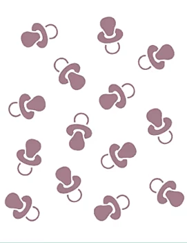 Dayka Trade Pacifiers Stencil 15x21cm D-107