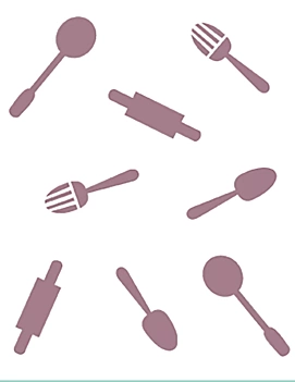 Plantilla de Stencil D-111 cocina 15x21cm Dayka