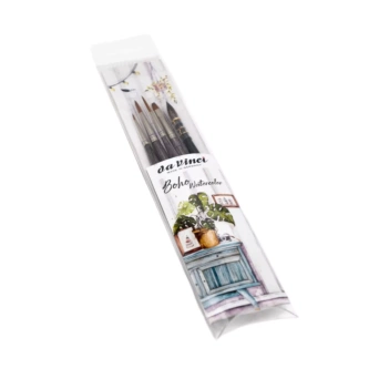 Set de 3 pinceles para acuarela floral de Frau Hölle da Vinci