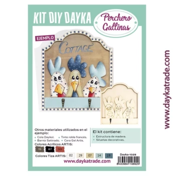Kit DIY Perchero Tres Gallos Dayka