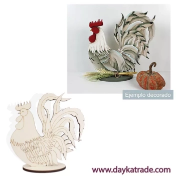 Kit DIY Gallo de Pie Mirando a la Izquierda Dayka