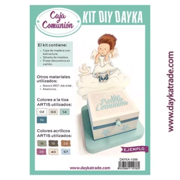 Dayka Trade Wooden communion box for boy