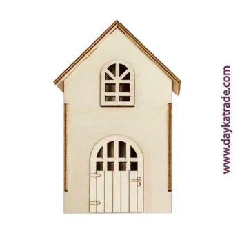 Figura de Madera Casa Dayka 8,5x15cm